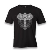 Viking Hammer with the Knot Men's Black Tshirt - Premium  from W.E.N.S. WIND - Just 6490! Shop now at W.E.N.S. WIND