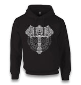 Viking Hammer with the Knot Unisex Black Hoodie - Premium  from W.E.N.S. WIND - Just 11990! Shop now at W.E.N.S. WIND