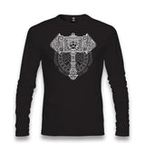 Viking Hammer with the Knot Unisex Black Longsleeve - Premium  from W.E.N.S. WIND - Just 7990! Shop now at W.E.N.S. WIND