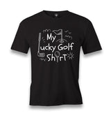 My Lucky Golf Tshirt Men's Black Tshirt - Premium  from W.E.N.S. WIND - Just 6490! Shop now at W.E.N.S. WIND