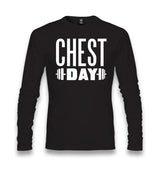 Chest Day Unisex Black Longsleeve - Premium  from W.E.N.S. WIND - Just 7990! Shop now at W.E.N.S. WIND