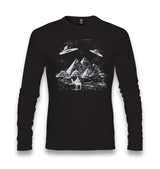 Egyptian Pyramids and Aliens Unisex Black Longsleeve - Premium  from W.E.N.S. WIND - Just 7990! Shop now at W.E.N.S. WIND