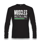 Muscles Installing Unisex Black Longsleeve - Premium  from W.E.N.S. WIND - Just 7990! Shop now at W.E.N.S. WIND