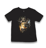 Owls at Night Kid's Black T-shirt - Premium  from W.E.N.S. WIND - Just 5990! Shop now at W.E.N.S. WIND