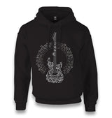 Guitar and the Notes Unisex Black Hoodie - Premium  from W.E.N.S. WIND - Just 11990! Shop now at W.E.N.S. WIND