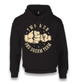 Two Man One Dream Team Unisex Black Hoodie - Premium  from W.E.N.S. WIND - Just 11990! Shop now at W.E.N.S. WIND