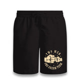 Two Man One Dream Team Black Shorts - Premium  from W.E.N.S. WIND - Just 7990! Shop now at W.E.N.S. WIND