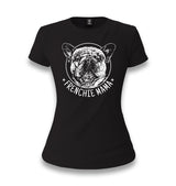 French Bulldog Mama Realistic Women's Black T-shirt - Premium  from W.E.N.S. WIND - Just 6490! Shop now at W.E.N.S. WIND