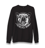 French Bulldog Mama Realistic Unisex Black Sweatshirt - Premium  from W.E.N.S. WIND - Just 10990! Shop now at W.E.N.S. WIND