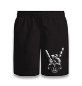 Skull Rock Hand Black Shorts - Premium  from W.E.N.S. WIND - Just 7990! Shop now at W.E.N.S. WIND