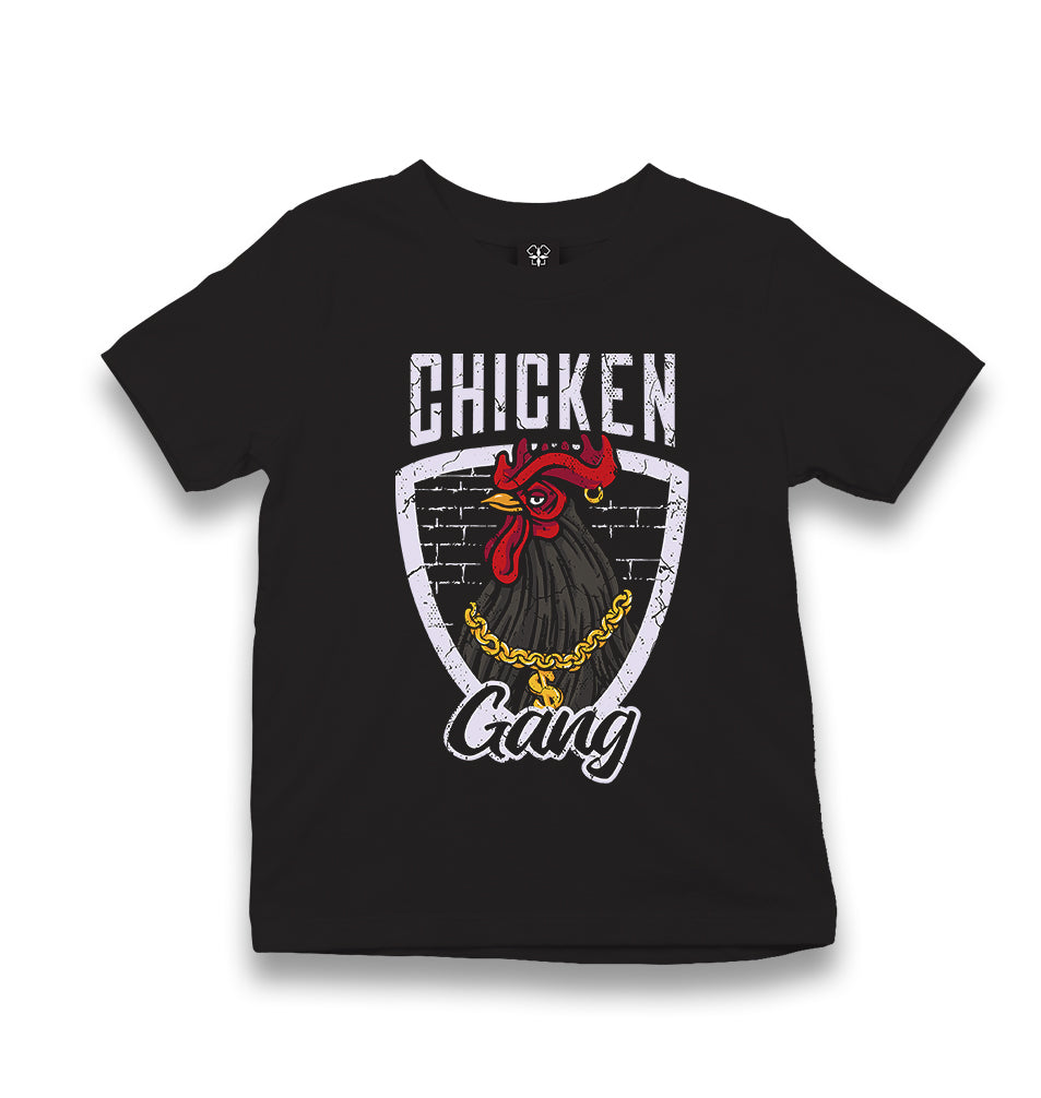 Chicken Gang Kid's Black T-shirt - Premium  from W.E.N.S. WIND - Just 5990! Shop now at W.E.N.S. WIND