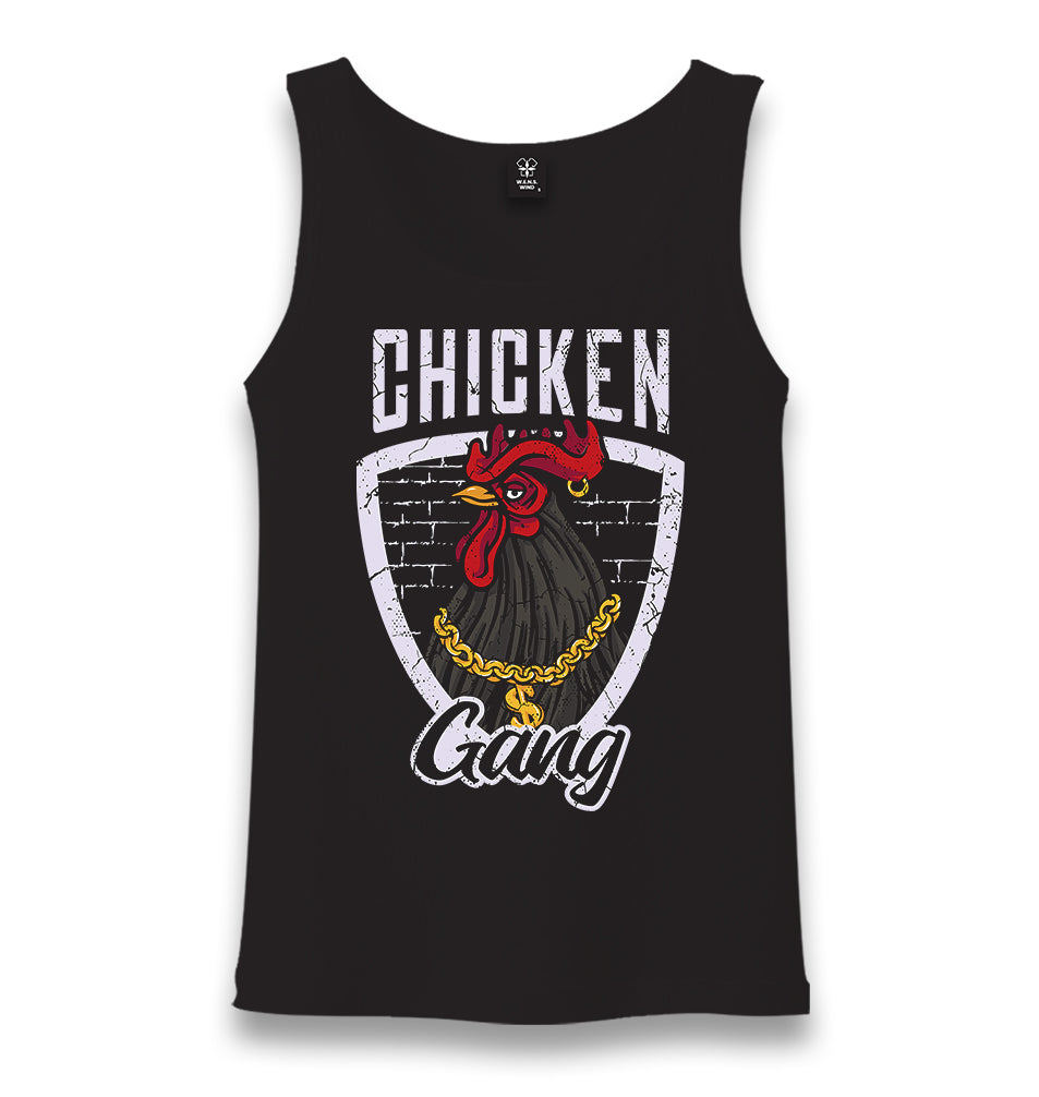 Chicken Gang Unisex Black Tank Top - Premium  from W.E.N.S. WIND - Just 6490! Shop now at W.E.N.S. WIND