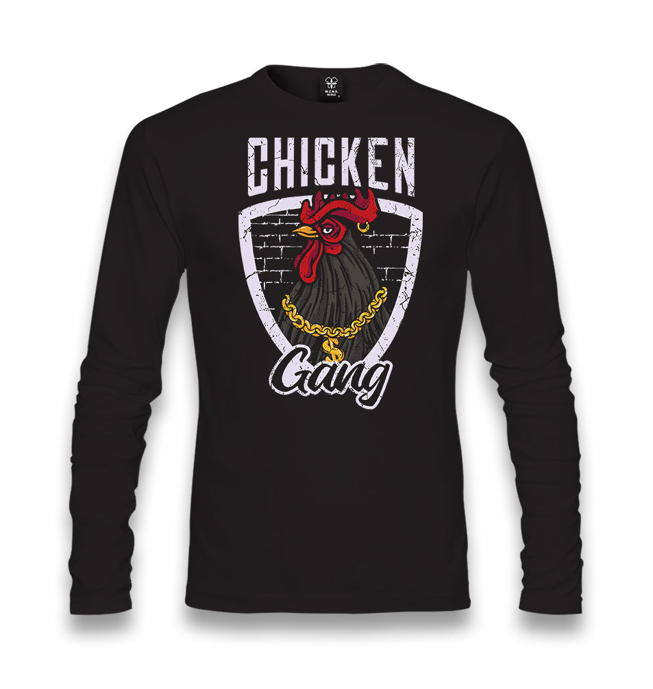 Chicken Gang Unisex Black Longsleeve - Premium  from W.E.N.S. WIND - Just 7990! Shop now at W.E.N.S. WIND