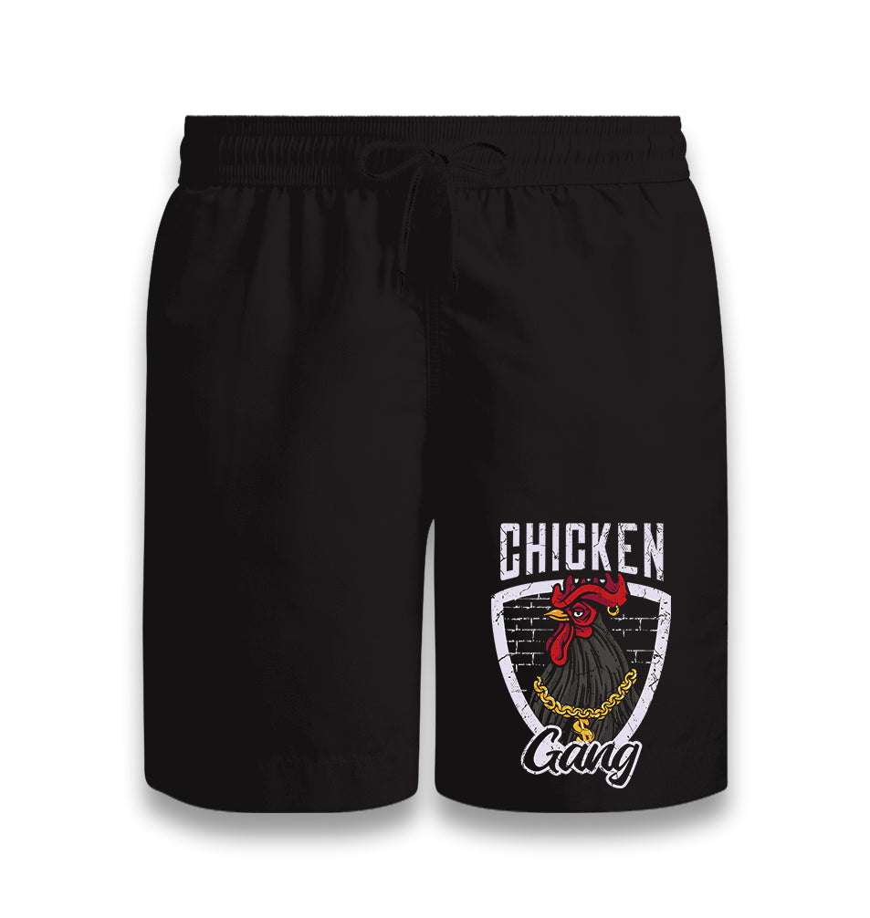 Chicken Gang Black Shorts - Premium  from W.E.N.S. WIND - Just 7990! Shop now at W.E.N.S. WIND