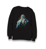 Colorful Octopus Kid's Black Sweatshirt - Premium  from W.E.N.S. WIND - Just 7990! Shop now at W.E.N.S. WIND