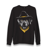 Stylish Dog Unisex Black Sweatshirt - Premium  from W.E.N.S. WIND - Just 10990! Shop now at W.E.N.S. WIND