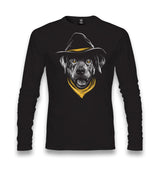 Stylish Dog Unisex Black Longsleeve - Premium  from W.E.N.S. WIND - Just 7990! Shop now at W.E.N.S. WIND