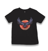 Raven Bird Screaming Kid's Black T-shirt - Premium  from W.E.N.S. WIND - Just 5990! Shop now at W.E.N.S. WIND