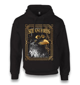 Crow with a Hat Unisex Black Hoodie - Premium  from W.E.N.S. WIND - Just 11990! Shop now at W.E.N.S. WIND