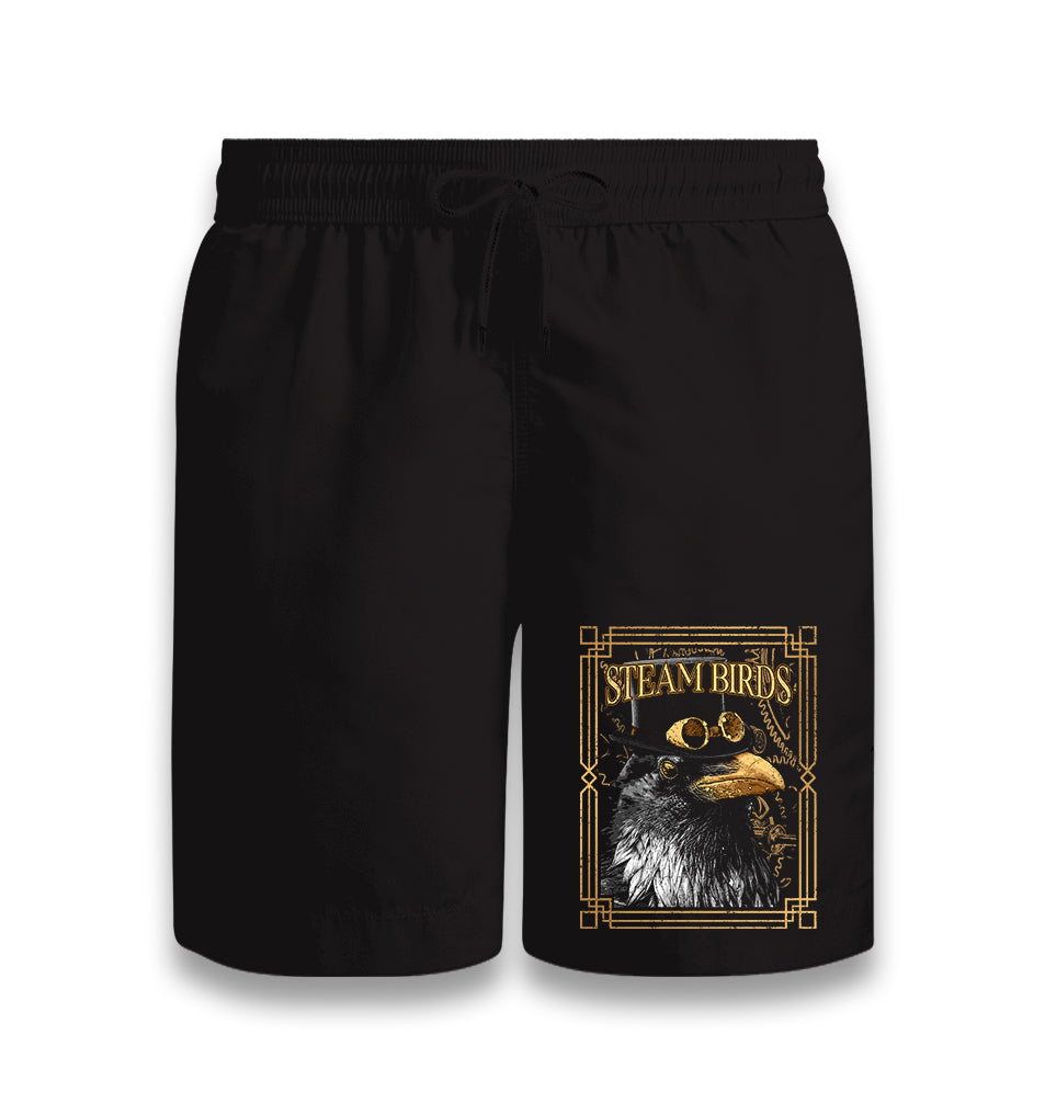 Crow with a Hat Black Shorts - Premium  from W.E.N.S. WIND - Just 7990! Shop now at W.E.N.S. WIND