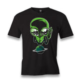 Alien on Planet Men's Black Tshirt - Premium  from W.E.N.S. WIND - Just 6490! Shop now at W.E.N.S. WIND