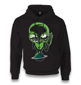 Alien on Planet Unisex Black Hoodie - Premium  from W.E.N.S. WIND - Just 11990! Shop now at W.E.N.S. WIND