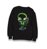 Alien on Planet Kid's Black Sweatshirt - Premium  from W.E.N.S. WIND - Just 7990! Shop now at W.E.N.S. WIND