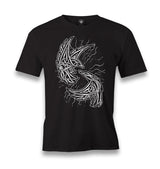 Raven Birds with Viking Knots Men's Black Tshirt - Premium  from W.E.N.S. WIND - Just 6490! Shop now at W.E.N.S. WIND