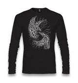 Raven Birds with Viking Knots Unisex Black Longsleeve - Premium  from W.E.N.S. WIND - Just 7990! Shop now at W.E.N.S. WIND