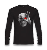 Skull with Red Eye Unisex Black Longsleeve - Premium  from W.E.N.S. WIND - Just 7990! Shop now at W.E.N.S. WIND