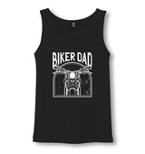 Biker Dad Unisex Black Tank Top - Premium Unisex Tank Top from W.E.N.S. WIND - Just 6490! Shop now at W.E.N.S. WIND