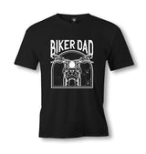 Biker Dad Men's Black Tshirt - Premium Men's T-shirt from W.E.N.S. WIND - Just 6490! Shop now at W.E.N.S. WIND