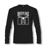 Biker Dad Unisex Black Longsleeve - Premium Unisex Longsleeve from W.E.N.S. WIND - Just 7990! Shop now at W.E.N.S. WIND