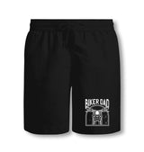 Biker Dad Black Shorts - Premium Shorts from W.E.N.S. WIND - Just 7990! Shop now at W.E.N.S. WIND