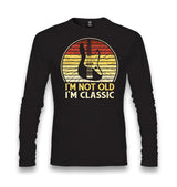 Not Old but Classic - Guitar Unisex Black Longsleeve - Premium  from W.E.N.S. WIND - Just 7990! Shop now at W.E.N.S. WIND