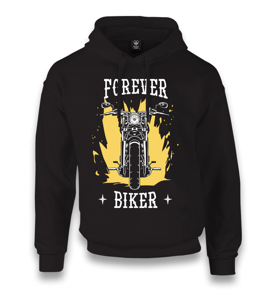 Forever Biker Unisex Black Hoodie - Premium  from W.E.N.S. WIND - Just 11990! Shop now at W.E.N.S. WIND