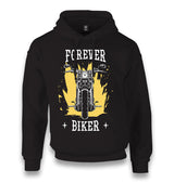 Forever Biker Unisex Black Hoodie - Premium  from W.E.N.S. WIND - Just 11990! Shop now at W.E.N.S. WIND