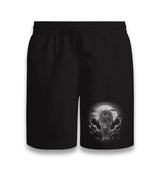 Wolf Walking in the Moonlight Black Shorts - Premium  from W.E.N.S. WIND - Just 7990! Shop now at W.E.N.S. WIND