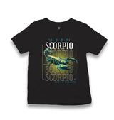 Born Scorpio Kid's Black T-shirt - Premium  from W.E.N.S. WIND - Just 5990! Shop now at W.E.N.S. WIND