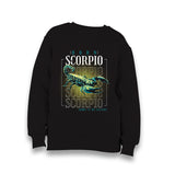 Born Scorpio Kid's Black Sweatshirt - Premium  from W.E.N.S. WIND - Just 7990! Shop now at W.E.N.S. WIND