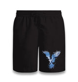 Blue Phoenix Bird Black Shorts - Premium  from W.E.N.S. WIND - Just 7990! Shop now at W.E.N.S. WIND