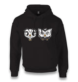 Cute Owls Cartoon Unisex Black Hoodie - Premium  from W.E.N.S. WIND - Just 11990! Shop now at W.E.N.S. WIND