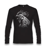 Rooster Realistic Unisex Black Longsleeve - Premium  from W.E.N.S. WIND - Just 7990! Shop now at W.E.N.S. WIND