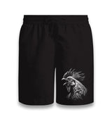 Rooster Realistic Black Shorts - Premium  from W.E.N.S. WIND - Just 7990! Shop now at W.E.N.S. WIND
