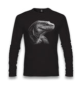 Komodo Dragon Realistic Unisex Black Longsleeve - Premium  from W.E.N.S. WIND - Just 7990! Shop now at W.E.N.S. WIND
