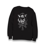 Wild Wolf Head Over a Desing Kid's Black Sweatshirt - Premium  from W.E.N.S. WIND - Just 7990! Shop now at W.E.N.S. WIND