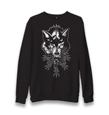 Wild Wolf Head Over a Desing Unisex Black Sweatshirt - Premium  from W.E.N.S. WIND - Just 10990! Shop now at W.E.N.S. WIND