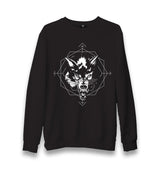 Wild Wolf Head in an Octagon Unisex Black Sweatshirt - Premium  from W.E.N.S. WIND - Just 10990! Shop now at W.E.N.S. WIND