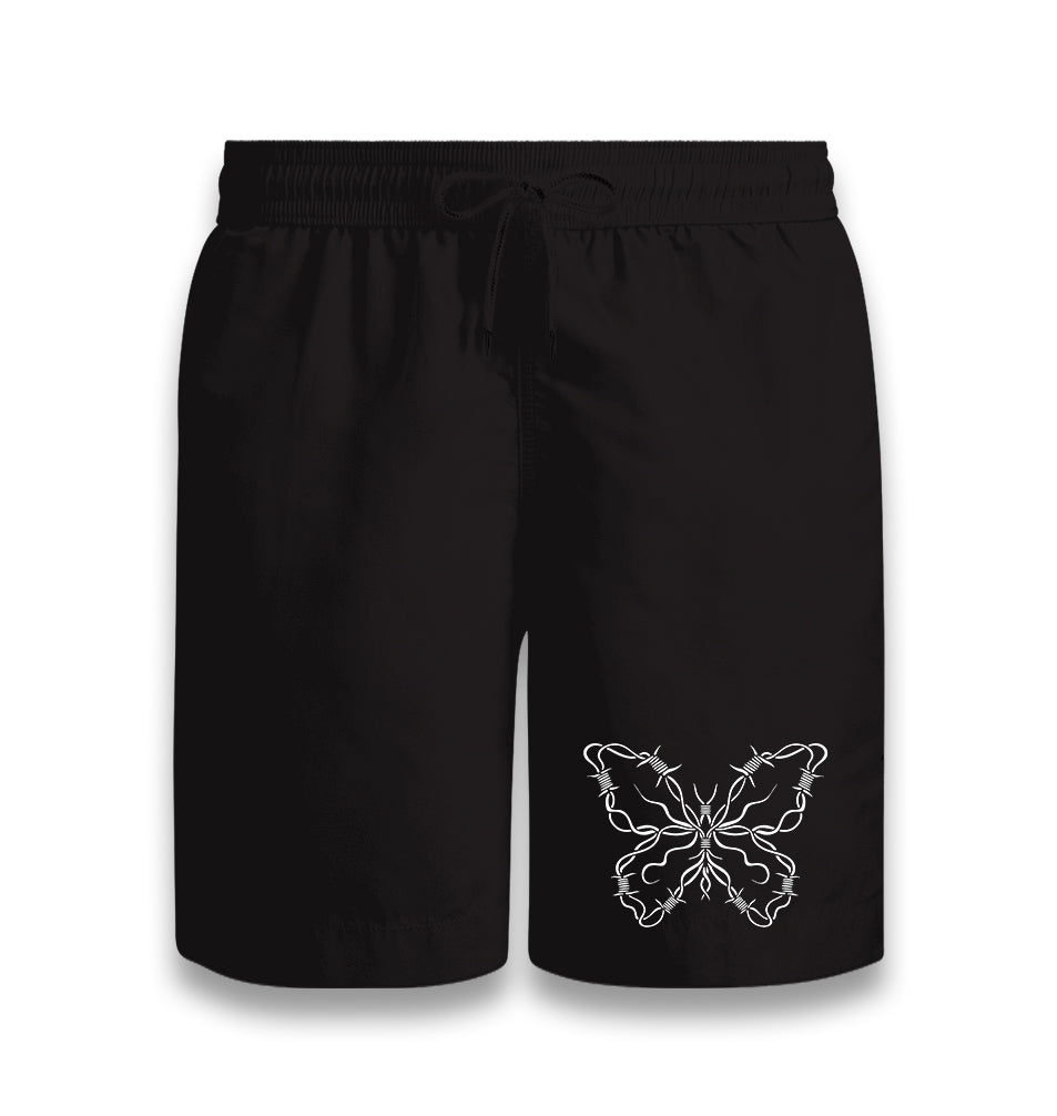Butterfly in Wired Black Shorts - Premium  from W.E.N.S. WIND - Just 7990! Shop now at W.E.N.S. WIND