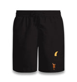 Monkey Climbing for Banana in the Pocket Black Shorts - Premium  from W.E.N.S. WIND - Just 7990! Shop now at W.E.N.S. WIND